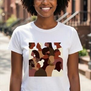 Diverse T-shirt Meaninful Black History New S M L XL Diverse Voices Inspiration